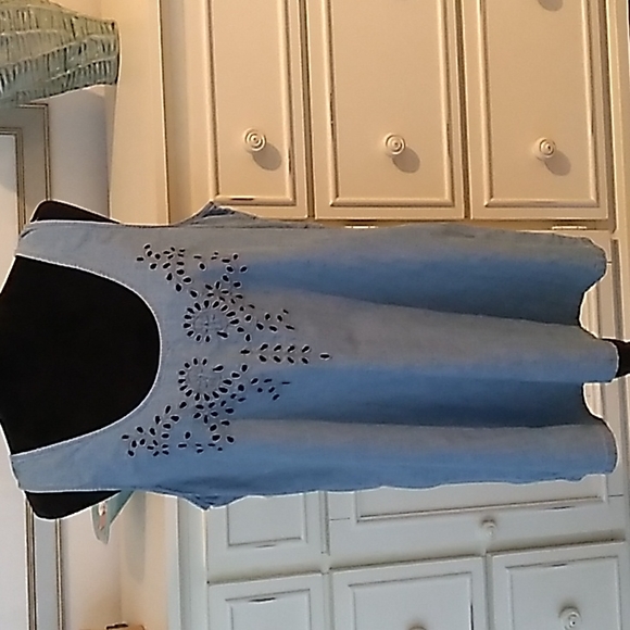 Lucky Brand Handcrafted Eyelet Sleeveless Tank Size XL - Picture 1 of 4